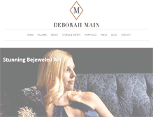 Tablet Screenshot of deborahmaindesigns.com